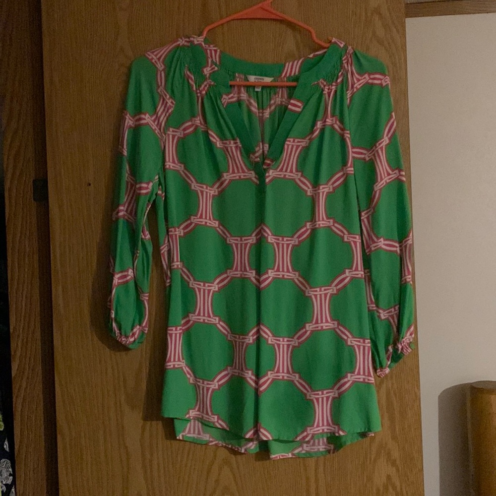 Crown and ivy dressy top 3/4 sleeves